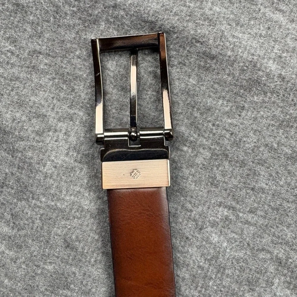 Mens‎ CKF Brown Black Reversible Belt 38/95 Synthetic Leather